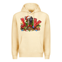 Pina Colada joy pig Premium Hoodie - LillyAllenDesigns