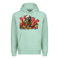 Seafoam joy pig Premium Hoodie - LillyAllenDesigns