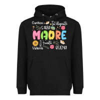 Black madre spanish mothers day Heavyweight Hoodie - JahusDesignShop