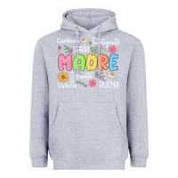 Heather Grey madre spanish mothers day Heavyweight Hoodie - JahusDesignShop