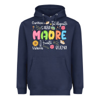 Navy madre spanish mothers day Heavyweight Hoodie - JahusDesignShop