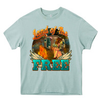 Arona Land of the free 4th of july Heavy Core Tee - HowdyJamesFarm