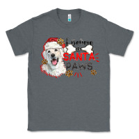 Charcoal Heather i believe in santa paws Classic Tee - CowGirlArtShop