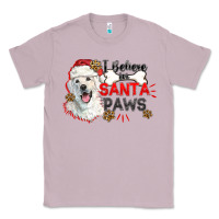 Lilac i believe in santa paws Classic Tee - CowGirlArtShop