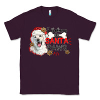 Plum i believe in santa paws Classic Tee - CowGirlArtShop