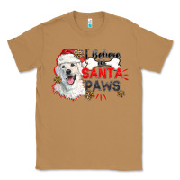 Toasted Coconut i believe in santa paws Classic Tee - CowGirlArtShop