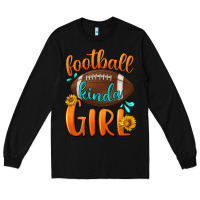 Black football kinda girl Long Sleeve Tee - BundleAndBundleShop