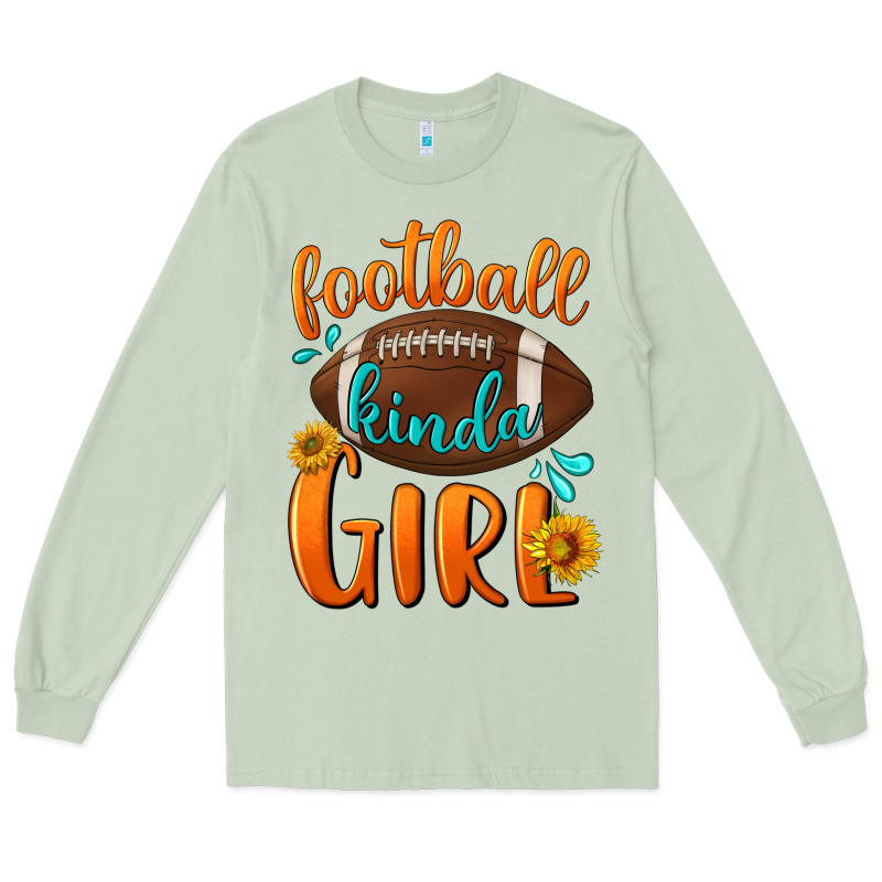 Football Kinda Girl Long Sleeve Tee by BundleAndBundleShop | Teevron