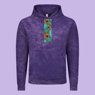 American Football With Leopard Pen Wraps Vintage Hoodie Designed By Bundleandbundleshop