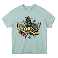Oh My Stars America Wings 4th Of July Heavy Core Tee | Teevron