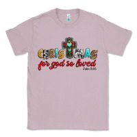 Lilac christmas for god so loved john 3 16 Classic Tee - Jasminsmagicworld