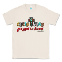 Natural christmas for god so loved john 3 16 Classic Tee - Jasminsmagicworld