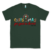 Sports Green christmas for god so loved john 3 16 Classic Tee - Jasminsmagicworld