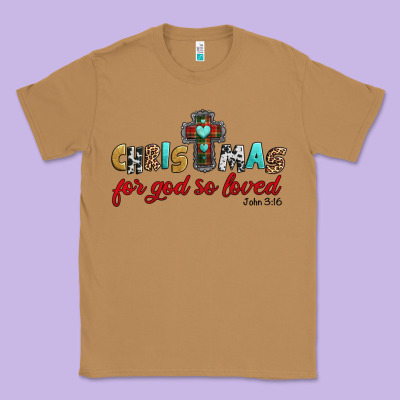 Christmas For God So Loved John 3 16 Classic Tee Designed By Jasminsmagicworld