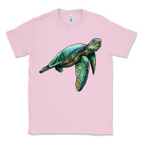 Bubblegum Pink sea turtle Classic Tee - Artiststas