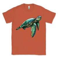 Copper sea turtle Classic Tee - Artiststas