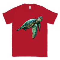 Red sea turtle Classic Tee - Artiststas
