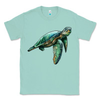 Seafoam sea turtle Classic Tee - Artiststas