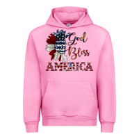 Fuchsia Pink god bless america Urban Hoodie - JahusDesignShop