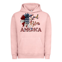 Pigment Salmon god bless america Urban Hoodie - JahusDesignShop