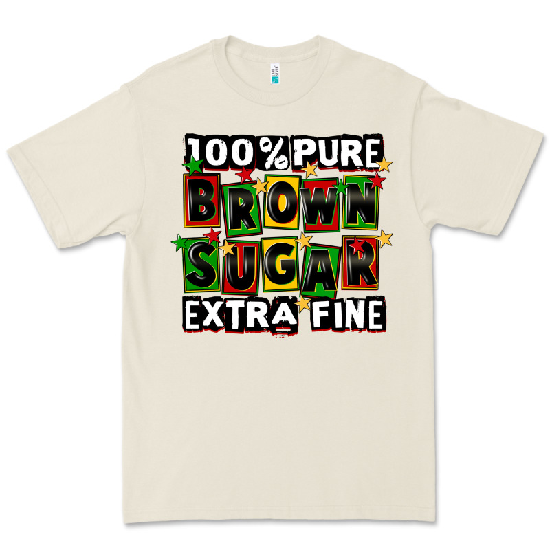 100 Pure Brown Sugar Extra Fine Premium Tee by CowGirlArtShop | Teevron