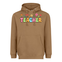 Toasted Coconut custom teacher flowers Heavyweight Hoodie - JahusDesignShop