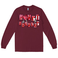 Burgundy heartbreaker Long Sleeve Tee - FaDigitalArtStudio