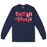 Navy heartbreaker Long Sleeve Tee - FaDigitalArtStudio