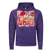 Cloud Purple love you more Vintage Hoodie - FaDigitalArtStudio