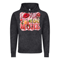 Vintage Black love you more Vintage Hoodie - FaDigitalArtStudio