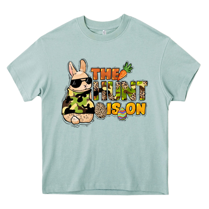 The Hunt Is On Easter Day Heavy Core Tee by HowdyJamesFarm | Teevron