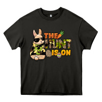 Asphalt The hunt is on Easter Day Heavy Core Tee - HowdyJamesFarm