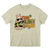 Mossy The hunt is on Easter Day Heavy Core Tee - HowdyJamesFarm