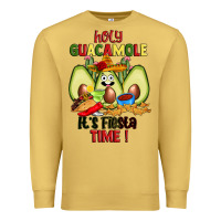 Antique Gold holy guacamole its fiesta time Premium Sweatshirt - JahusDesignShop