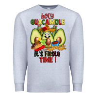 Heather Grey holy guacamole its fiesta time Premium Sweatshirt - JahusDesignShop