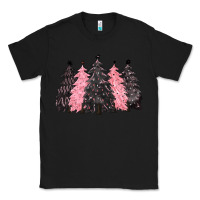 Black pink christmas trees Classic Tee - CowGirlArtShop