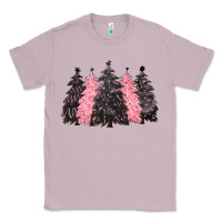 Lilac pink christmas trees Classic Tee - CowGirlArtShop