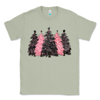 Matcha pink christmas trees Classic Tee - CowGirlArtShop