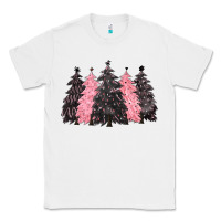 White pink christmas trees Classic Tee - CowGirlArtShop