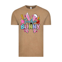 Vintage Coffee Easter Teacher bunny Vintage Tee - OliviaCreatesArt