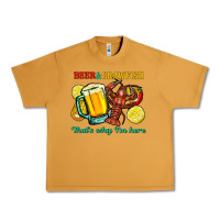 Peanut Butter Beer&crawfish that's why i'm here Urban Heavy Tee - FaDigitalArtStudio