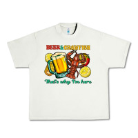Pistachio Beer&crawfish that's why i'm here Urban Heavy Tee - FaDigitalArtStudio