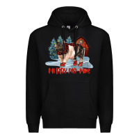 Black merry pigmas Premium Hoodie - LillyAllenDesigns