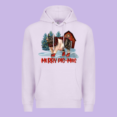 Merry Pigmas Premium Hoodie Designed By Lillyallendesigns
