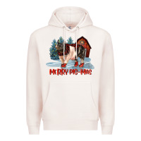 Pale Pink merry pigmas Premium Hoodie - LillyAllenDesigns