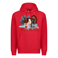 Red merry pigmas Premium Hoodie - LillyAllenDesigns