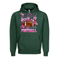 Sports Green in october we wear pink and watch football Zipper Hoodie - AdoDesignShop