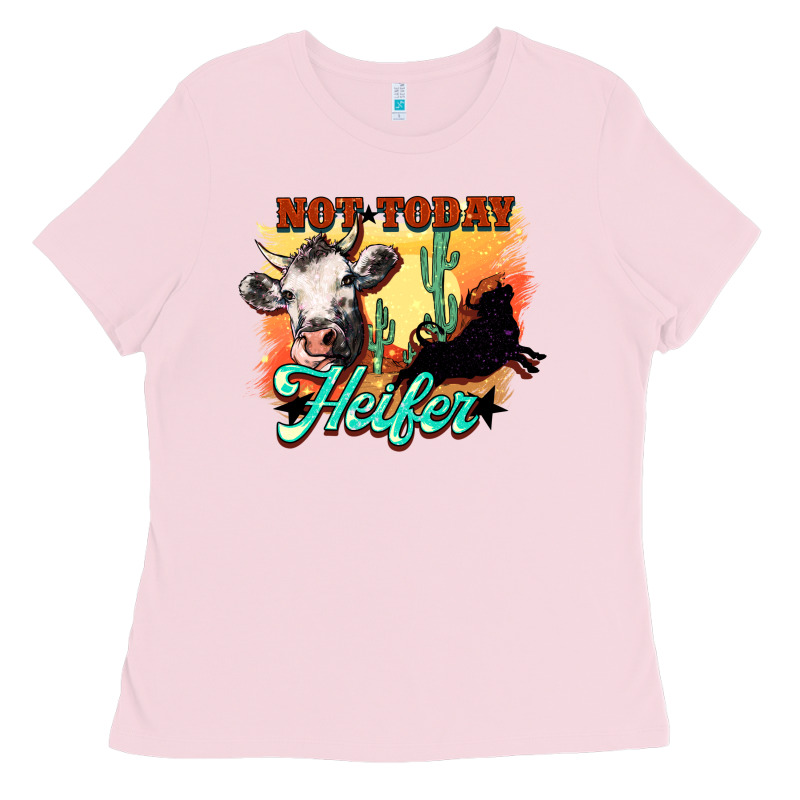 Not Today Heifer Ladies Tee by HowdyJamesFarm | Teevron