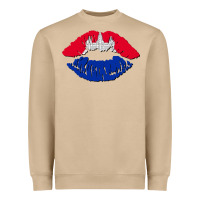Mushroom cambodian flag lips Heavyweight Sweatshirt - AdoDesignShop