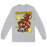 Moon Dust mardi gras crawfish dude Long Sleeve Tee - FaDigitalArtStudio
